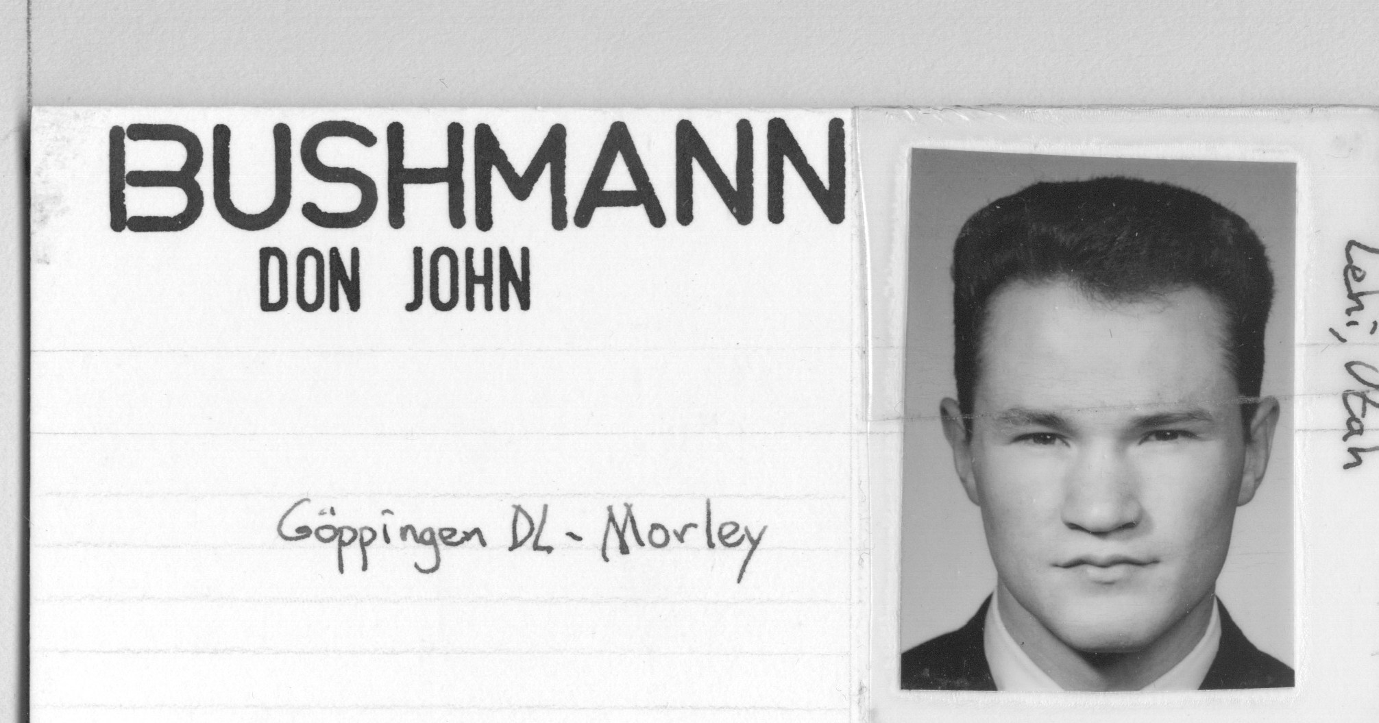 Bushmann, Don John